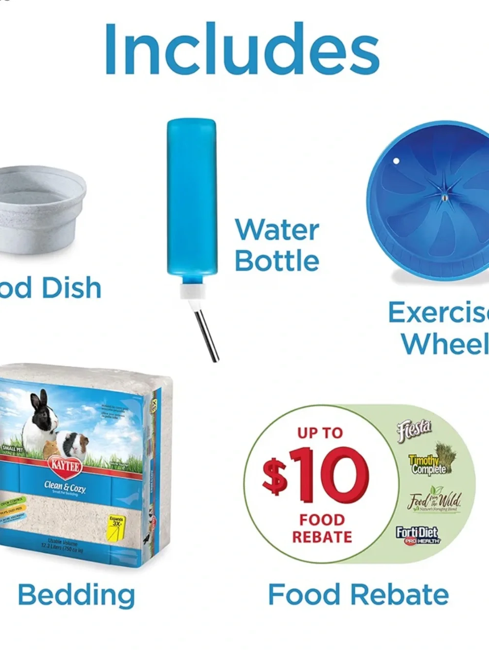 Kaytee My First Home Starter Kit Habitat for Pet Hamsters or Gerbils